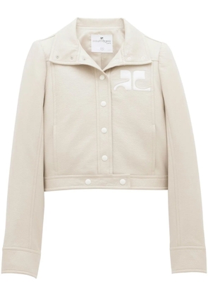 Courrèges Reedition vinyl jacket - Neutrals