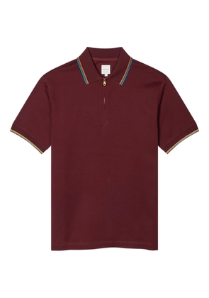 Paul Smith striped-details polo shirt - Red