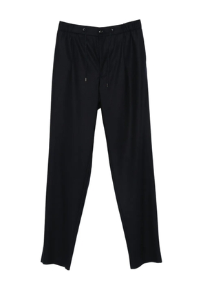 Giorgio Armani pleated drawstring trousers - Blue