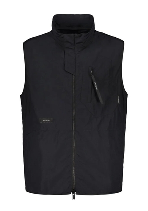 ISO.POETISM zip-up gilet - Black