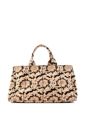 Prada Pre-Owned Canapa Printed Canvas Large tote bag - Multicolour