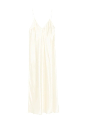 KHAITE Taja strap maxi dress - Yellow