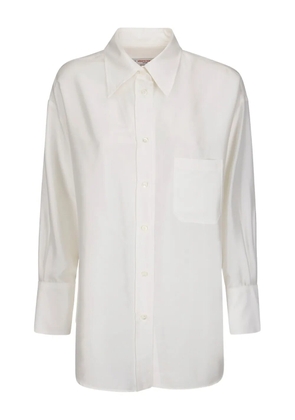 Alberto Biani patch-pocket buttoned-up shirt - White