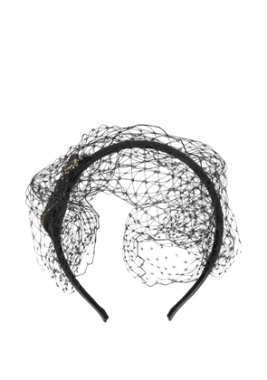 Valentino Garavani heart embellished hair accessory - Black