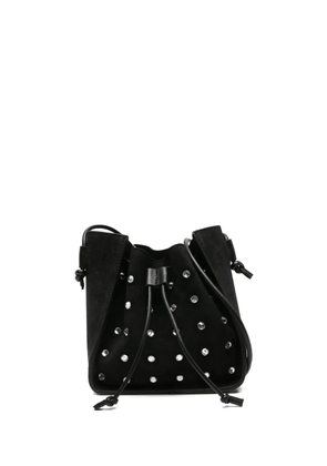 Forte Forte My Pepita crystal-embellished bucket bag - Black