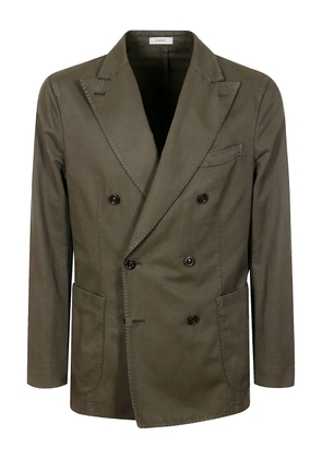 Boglioli double-breasted cotton suit - Green