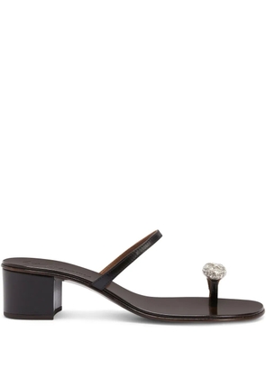 Giuseppe Zanotti 40mm Icon Ring sandals - Black