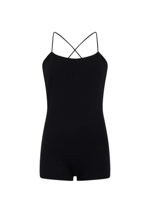 Valentino Garavani criss-cross-strap playsuit - Black