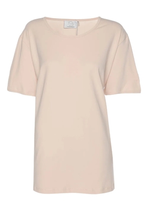 Marina Rinaldi crew-neck short-sleveless T-shirt - Neutrals