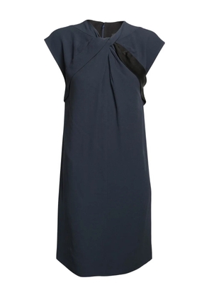 Gucci Pre-Owned twist-detail mini dress - Blue