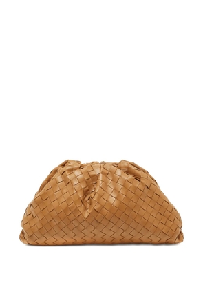 Bottega Veneta Pre-Owned Intrecciato gathered clutch bag - Brown