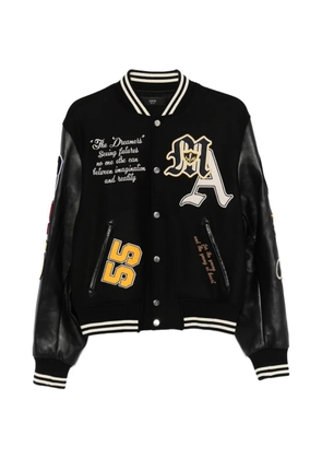 AMIRI appliqué letter bomber jacket - Black