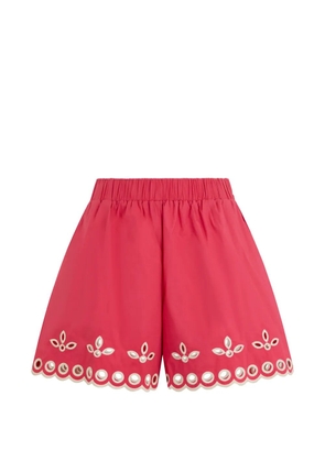 Valentino Garavani eyelet embroidered shorts - Pink