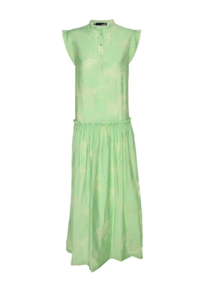 Love Moschino chiffon floral dress - Green