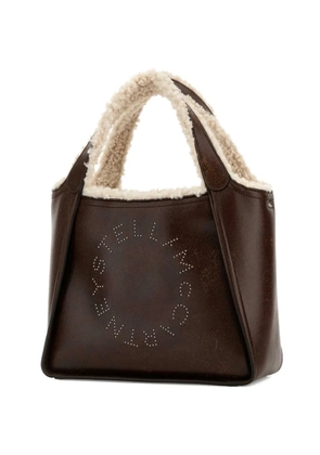 Stella McCartney small logo-detail tote bag - Brown