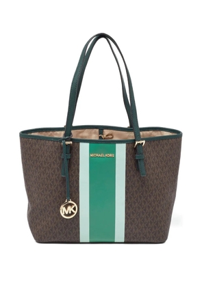 Michael Kors pre-owned Jet Set monogram tote bag - Brown