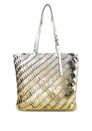 Rabanne metallic chainmail tote bag - Gold