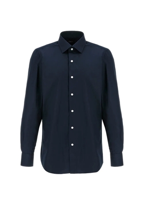 Finamore 1925 Napoli buttoned shirt - Blue