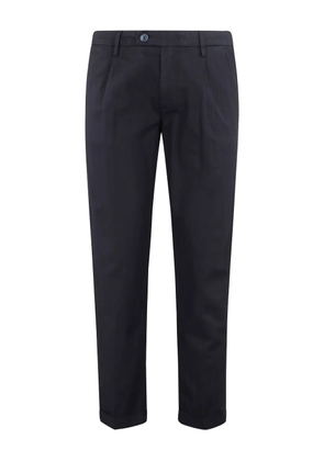 Re-Hash cotton straight-leg trousers - Blue