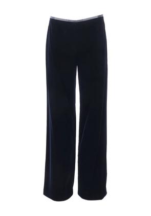 Emporio Armani velvet trousers - Blue