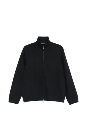 Emporio Armani zip pocket sweater - Black