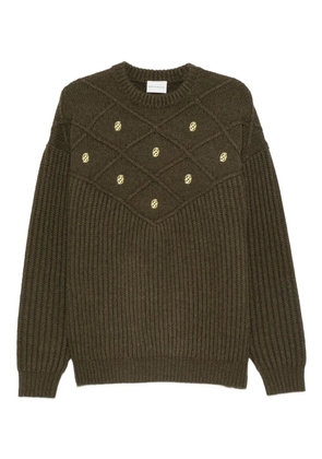 Drôle De Monsieur wool sweater - Green