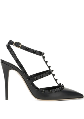 Valentino Garavani 100mm Rockstud strap pumps - Black
