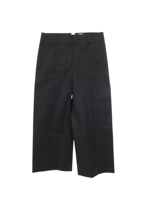 Hermès Pre-Owned 2010s cotton wide trousers - Black
