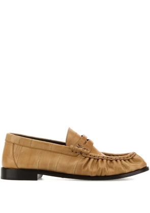 Saint Laurent Le Loafer leather loafers - Neutrals