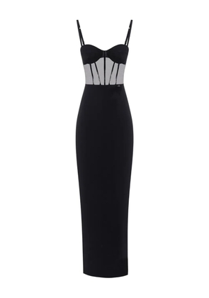 Elisabetta Franchi strapless corset dress - Black