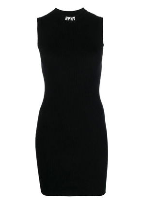 Heron Preston fine ribbed mini bodycon dress - Black