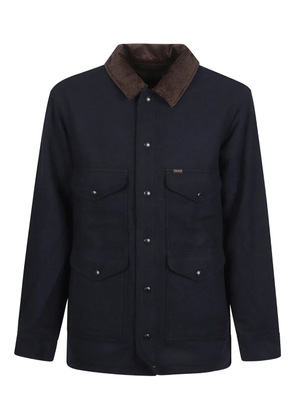 Filson corduroy-collar jacket - Blue
