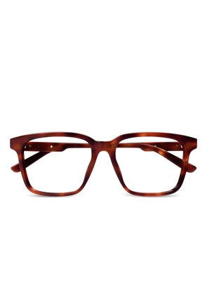 Gucci Eyewear square glasses - Brown