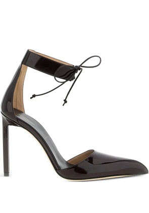 TOM FORD 105mm patent-finish leather pumps - Red