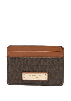 Michael Kors Vintage leather card holder - Brown