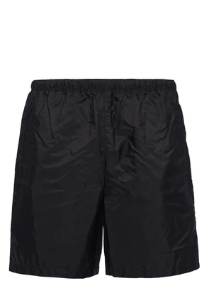 Prada Re-Nylon triangle-logo swim shorts - Black