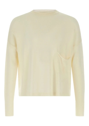 Ma'ry'ya pocket round-neck sweater - Neutrals