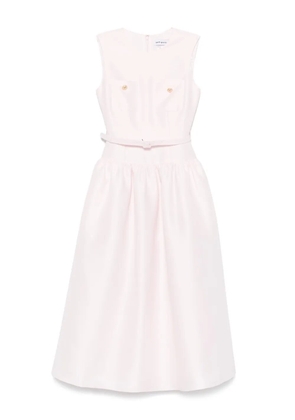 Self-Portrait taffeta midi dress - Pink