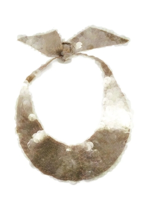 Marni Pre-Owned sequins-embellished necklace - Neutrals