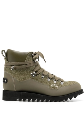 A-COLD-WALL* Alpine leather hiking boots - Green