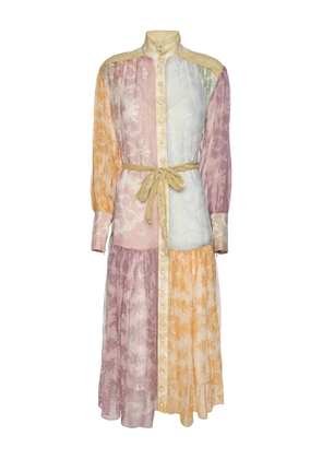 ZIMMERMANN multi-coloured paisley silk dress - Neutrals