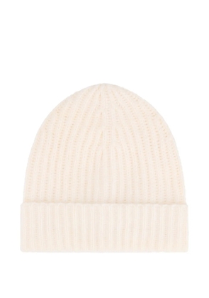 Malo ribbed beanie hat - Neutrals