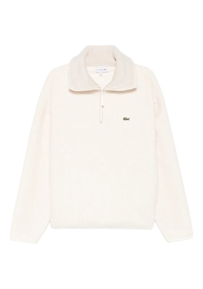 Lacoste zip collar sweater - Neutrals