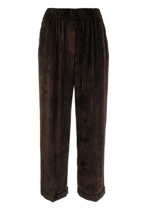 Peserico corduroy wide-leg trousers - Brown