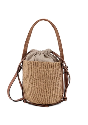 Chloé small Woody bucket bag - Neutrals
