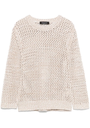 Fabiana Filippi open-knit sweater - Neutrals