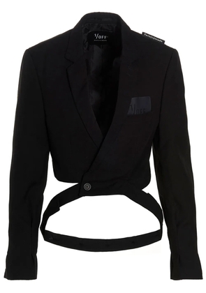 1/OFF cropped blazer - Black