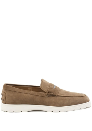 Tod's suede loafers - Neutrals
