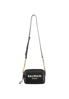 Balmain logo shoulder bag - Black