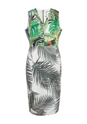 Max Mara Tropical-print dress - Green